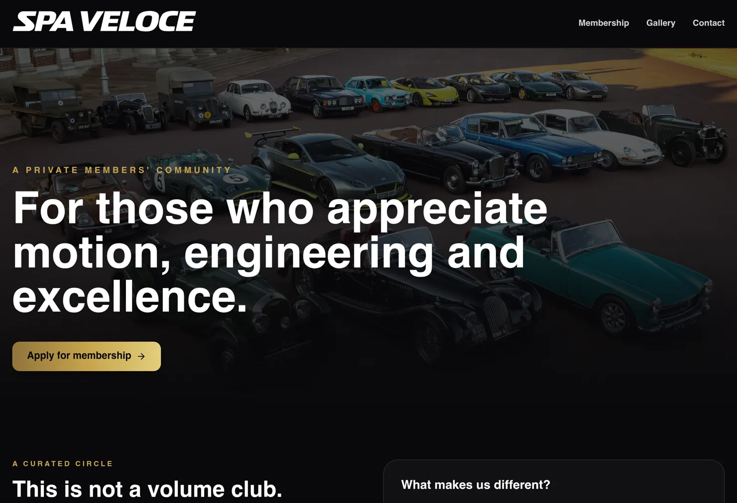 Spa Veloce website