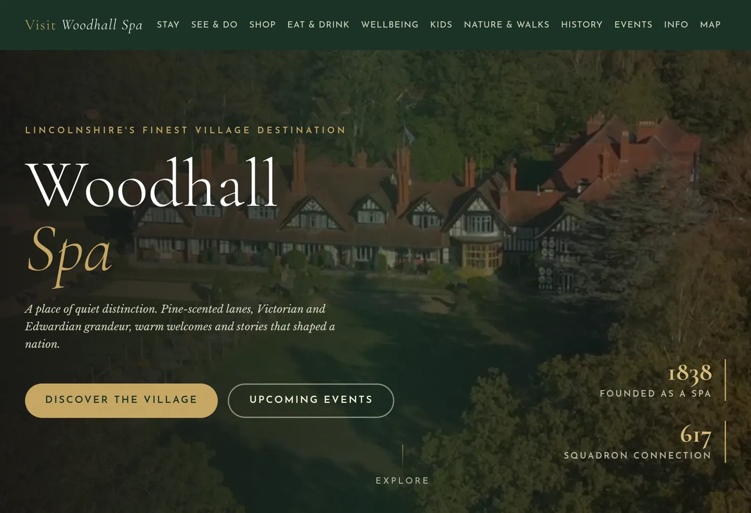 Visit Woodhall Spa homepage